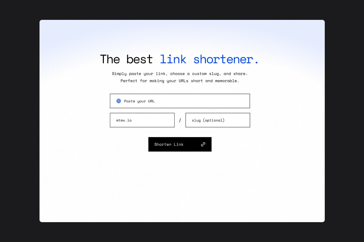 Link shortener with Sveltekit, Supabase, and Sass
