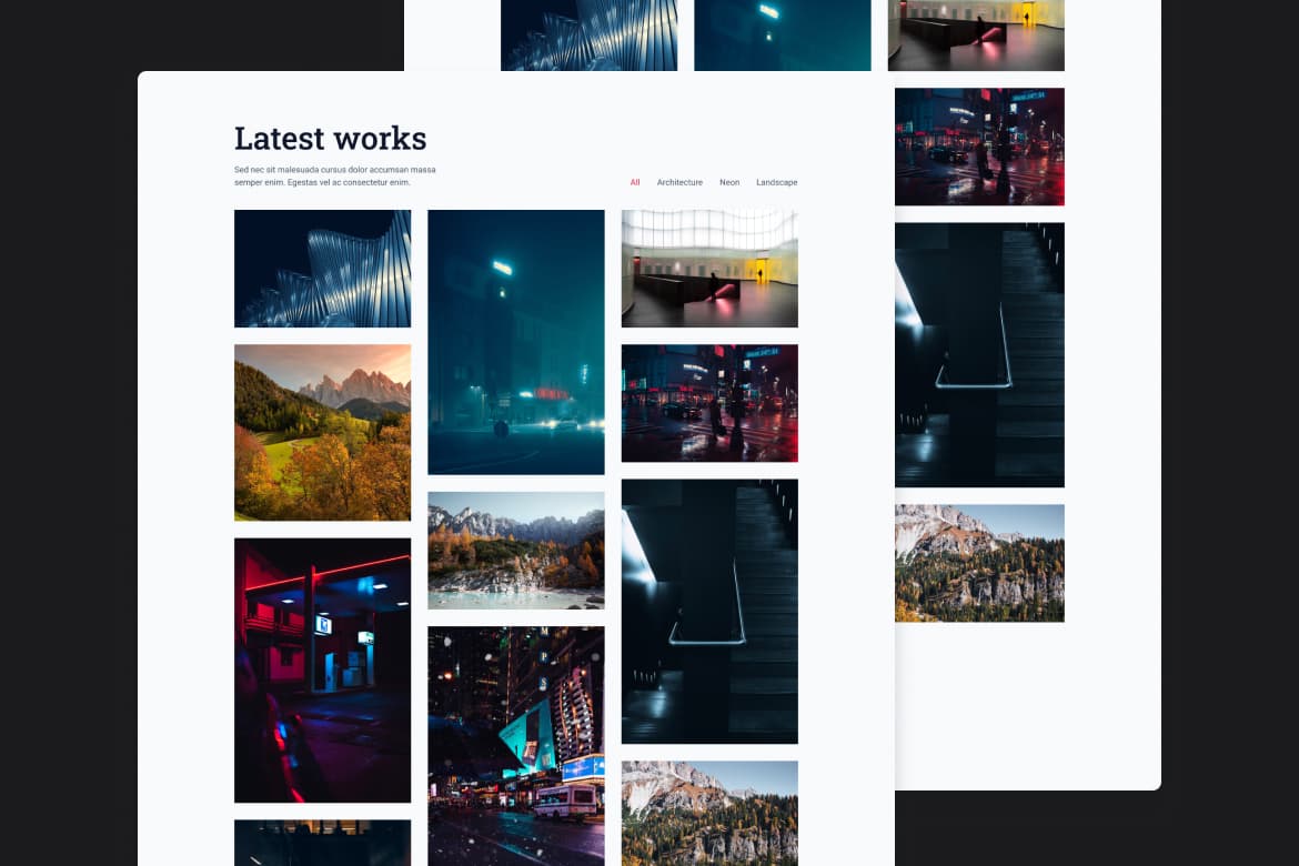 Masonry image gallery with React and CSS